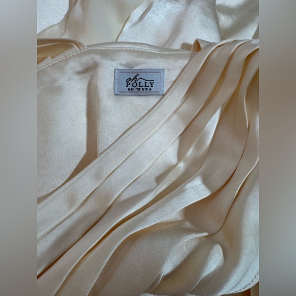 Elegant Cream Corset Dress - Picture 7 of 7